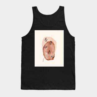 Abstract Art Minimal Plant Tank Top